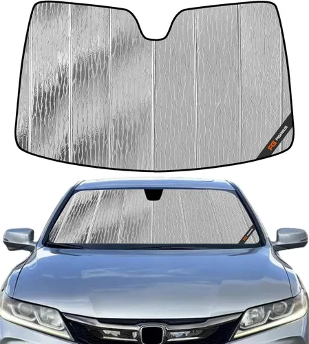 Vista 9 de Parasol para parabrisas Pigenius para Honda Accord 2023-2026, parasol personalizado para ventana delantera - Cuero