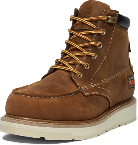 Vista 10 de Timberland PRO Gridworks - Botas de trabajo industriales impermeables para hombre con cuña de 6 pulgadas Negro