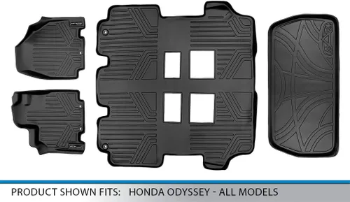Vista 76 de MAXLINER Juego de alfombrillas de primera fila para Honda Odyssey 2011-2017