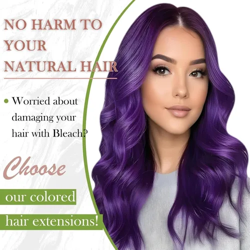 Vista 103 de RUNATURE Extensiones de cabello humano con punta en U, color marrón ceniza a rubio platino