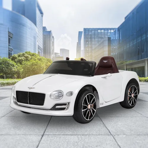 Vista 9 de Auto Bentley con licencia de 12 V con control remoto para niños Verde