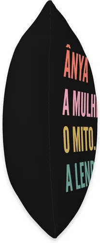 Vista 2 de Funny Portuguese First Name Design - Ânya Throw Pillow