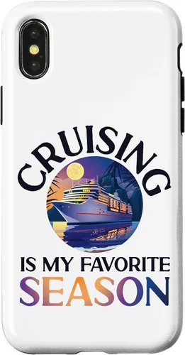 Vista 5 de iPhone 16 Cruise Ship Vacation Girl Cruising Is My Favorite Season Case