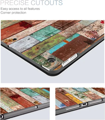 Vista 7 de Funda LalumiX para iPad de 9ª generación, funda para iPad de 9ª generación, funda para iPad de 7ª/8ª generación, funda para iPad 10.2 Panel
