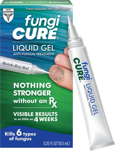 Vista 2 de FUNGICURE Gel Líquido Medicado - Fuerza Máxima 0.35 Onzas Líquidas Cures fungal infections & kills 6 types of fungus. Clinically proven