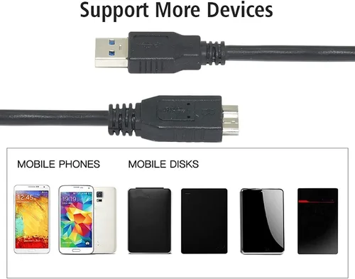 Vista 4 de Master Cables Cable USB 3.0 compatible con G-Technology G-Drive para transferencia de datos