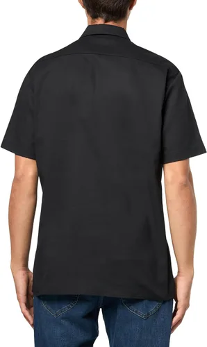 Vista 2 de Dickies Camisa de trabajo flexible de manga corta para hombre Slim Fit - P Negro