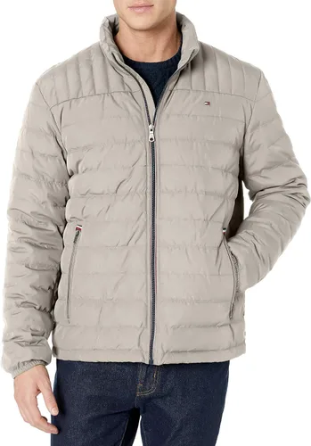 Vista 21 de Tommy Hilfiger Chaqueta acolchada plegable con aislamiento de plumón real para hombre Negro