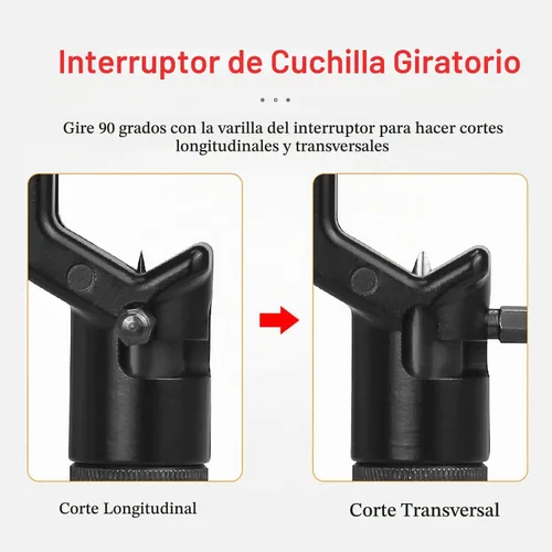 Vista 4 de Cuchillo Transversal de Pelado de Cable Blindado 4-10MM - Pelacables de Fibra Óptica FTTH Cortador de Cable de Fibra Blindado - Herramienta