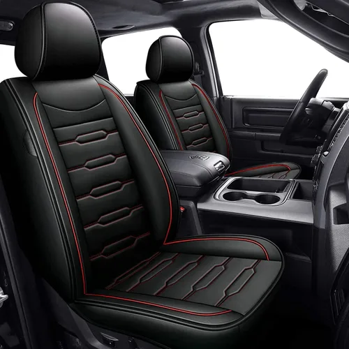 Vista 16 de AOMSAZTO Fundas de asiento de automóvil de ajuste personalizado para Cadillac ATS 2013-2018, fundas de cojín de vehículo, protectores de asiento