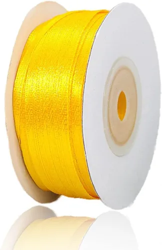 Vista 146 de Cinta beige de 1-1/2 pulgadas x 25 yardas, cinta de satén de tela de color sólido para envolver regalos, manualidades, ramos de novia, coronas