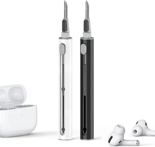 Vista 12 de Kit de limpieza Inesore para Airpods Pro Serie 3 2 1, herramienta de pluma de limpieza multifunción para auriculares, altavoces de iPhone