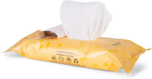 Vista 11 de Burts Bees for Pets - Toallitas de aseo para gatitos con suero de leche, 50