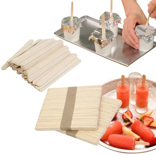 Vista 3 de Palitos de madera para manualidades de 4.5 pulgadas, caja de 2000