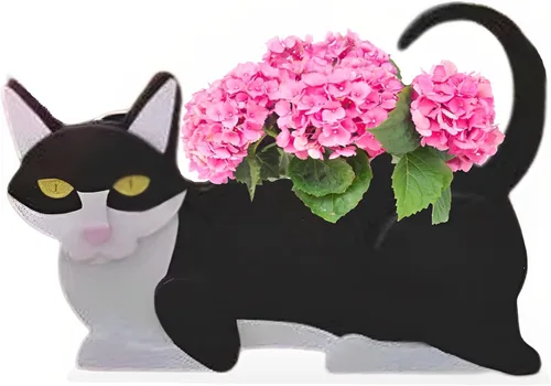 Vista 69 de Macetero de flores para perros, regalos para mujeres, bonitas macetas de PVC para perros, macetas para interiores y exteriores, maceta de jardín