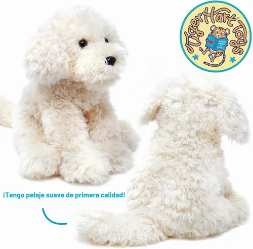 Vista 5 de TigerHart Luka The Labradoodle - Peluche de Animal de Peluche Perro Labradoodle de 12 pulgadas