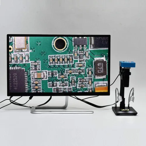 Vista 7 de HAYEAR Full HD 34MP 2K 1080 p HDMI USB Industrial Electrónico Digital Video Microscopio Cámara para Teléfono CPU PCB Reparación