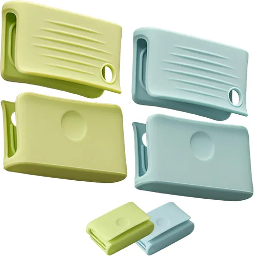 Vista 8 de Soportes de silicona para mango de olla, fundas para mango de sartén caliente, funda de hierro fundido resistente al calor, agarre antideslizante 2
