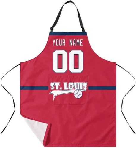 Vista 19 de ANTKING Custom Apron with Pocket Custom Any Name and Any Number Gifts for Dad Men Fans