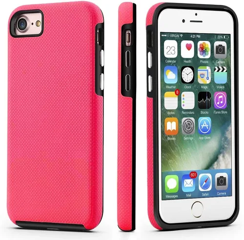 Vista 17 de Funda para iPhone 5/5s/SE, funda Dual Guard resistente al impacto y a rasguños con protección contra caídas Celebre para iPhone 5/5S/SE