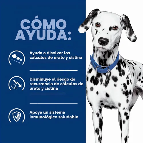 Vista 4 de Hill's Prescription Diet u/d Urinary Care Alimento seco para perros, dieta veterinaria, bolsa de 8.5 libras