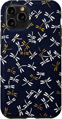Vista 29 de Dragonflies Pattern Japanese Tombo Akitsu Case for iPhone 17