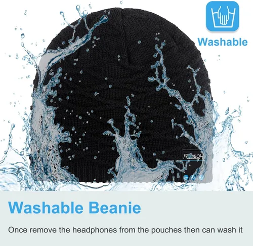 Vista 42 de Rotibox - Gorro inalámbrico con Bluetooth para deportes al aire libre, regalo de Navidad.