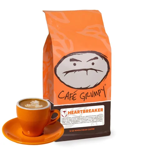 Vista 9 de Café Grumpy Colombia Café tostado medio, molido orgánico de un solo origen, molido fino de primera calidad para verter sobre y preparar en frío