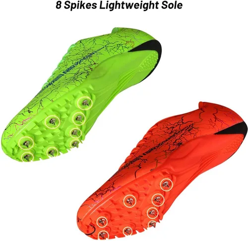 Vista 3 de Zapatos de atletismo para hombre y mujer, tenis de carreras para saltar Sprint, zapatos deportivos profesionales para correr