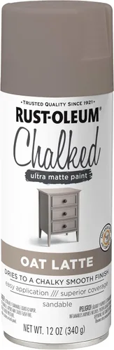 Vista 47 de Rust-Oleum 302592 - Pintura a la tiza en aerosol ultramate de 12 onzas (paquete de 1), color gris envejecido