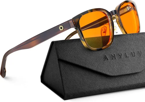 Vista 10 de ANYLUV Blue Light Glasses Men Women Computer Gaming Glasses Anti Eyestrain Lightweight Blue Light Blocking Glasses