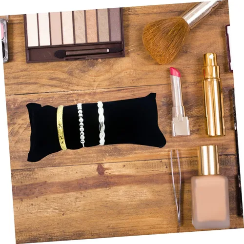 Vista 6 de 3pcs Watch Pillow Bangle Holder Relojes Para Hombre Bracelet Holder Jewelry Display Pillow Bracelet Stand Chain Choker Cushions for Jewelry Flannel