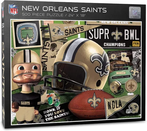 Vista 20 de YouTheFan - Rompecabezas serie retro NFL, 500 piezas