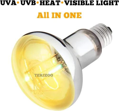 Vista 2 de UVA UVB Lámpara solar de alta intensidad autobalastizada lámpara de calor para reptiles y anfibios (80W)