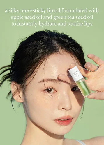 Vista 7 de NOONI Aceite labial vegano coreano, té de manzana, 0.12 onzas líquidas + aceite de labios coreano, Appletea, paquete de 0.12 onzas líquidas