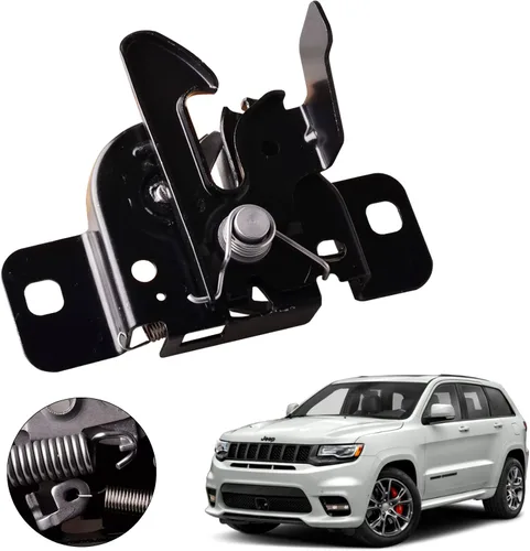Vista 8 de Bloque de cierre de capó Compatible con Jeep Grand Cherokee 2016-2021 Dodge Durango 2016-2024 Jeep Grand Cherokee WK 2022 Reemplaza 4589688AE