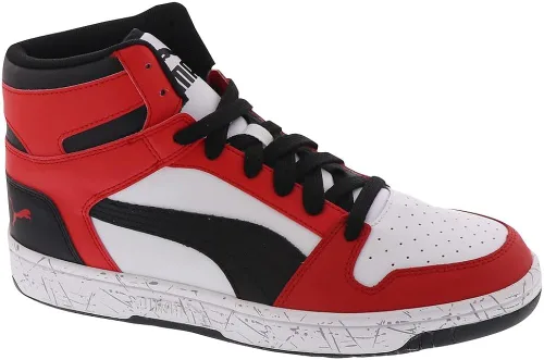 Vista 4 de PUMA Hombres Rebound Layup High Sneakers Casual Zapatos Casual - Blanco