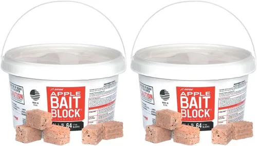 Vista 9 de Bloque de cebo Rodenticida sabor manzana – Cubo de 4 libras – Bloques de cebo de control eficaz de roedores – Larga duración y fácil de usar