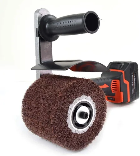 Vista 2 de Hardin HD-5800-DC 18V 4.0Ah Litio-Ion Brushless Burnisher inalámbrico con rueda de aleta abrasiva