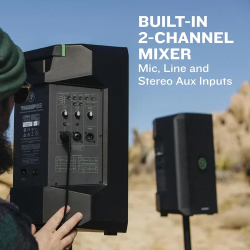 Vista 8 de Serie Mackie Thump, altavoz portátil con batería Mackie Thump GO de 8 pulgadas