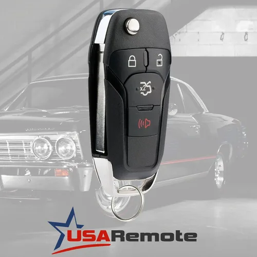 Vista 2 de Llavero con solapa para Ford Fusion 2013-2016, llave de entrada sin llaves (N5F-A08TAA 164-R7986)