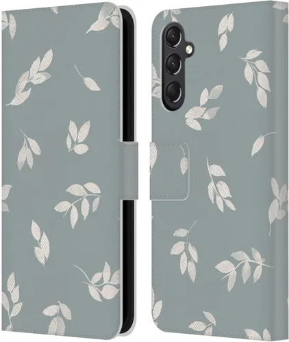 Vista 173 de Head Case Designs Officially Licensed Ninola Ditsy Flowers Yellow Nature Bold Leather Wallet Case Compatible with Samsung Galaxy A07 4G