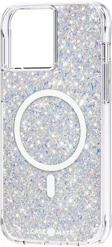 Vista 4 de Case-Mate - Twinkle - MAGSAFE Funda para iPhone 13 Pro - Elementos de aluminio reflectantes - Compatible con accesorios Magsafe y carga - Protección