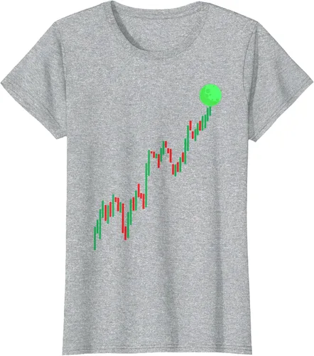 Vista 69 de Cute Stock Trading Design for Men Women Stock Market Trader T-Shirt Asphalt Grey