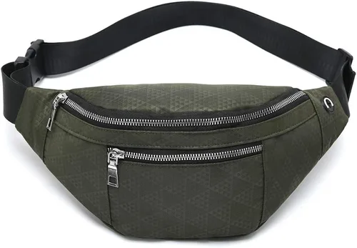 Vista 14 de Fanny Pack for Men Women - Water Resistant Fashion Waist Bag Pack with Adjustable Strap for Travel Hiking Running Outdoor Sports.