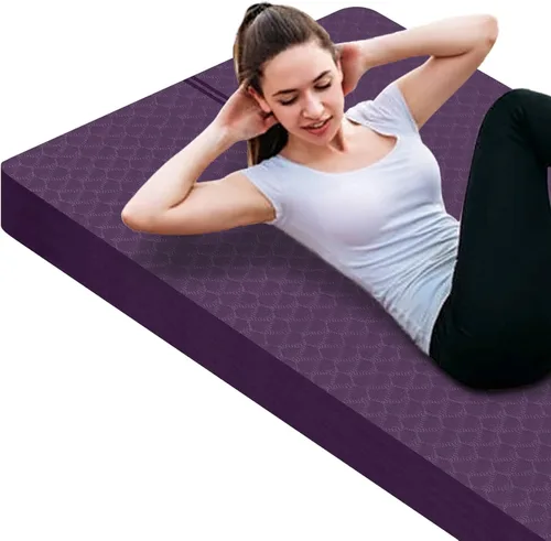Vista 10 de nuveti Tapete Grande para Ejercicios - Tapete de Yoga de 15mm/20mm/30mm de Grosor Tapete de Ejercicios para Fitness, Yoga, Pilates, Estiramientos