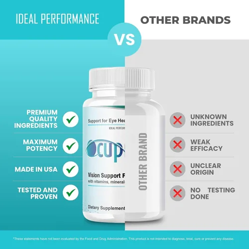 Vista 8 de IDEAL PERFORMANCE Ocuprime - Suplemento para ojos (3 unidades, 180 cápsulas)