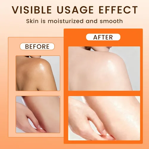 Vista 6 de Gel exfoliante naranja para rostro y cuerpo – Paquete de 2 unidades de exfoliante suave diario, limpia profundamente los poros, elimina puntos