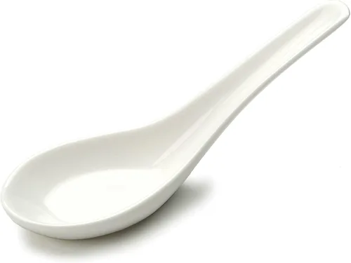 Vista 9 de RSVP Colección internacional de herramientas de cocina de porcelana, exprimidor/manchador de cítricos, color blanco